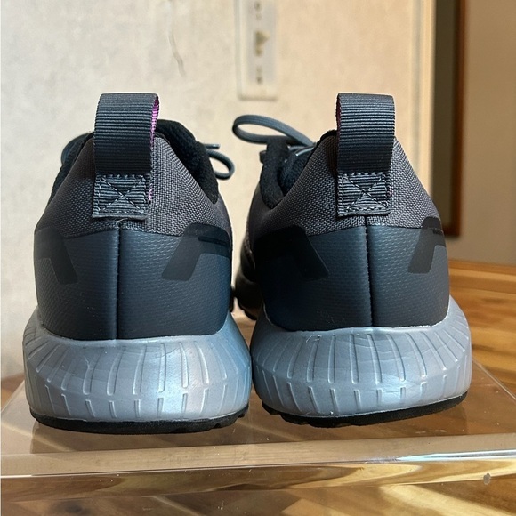 Adidas Runfalcon 2.0 TR Dark Grey/Purple Lace Up Trail Running Sneakers Size 11 - Picture 5 of 9